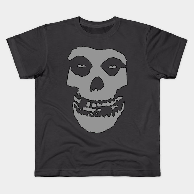 Crimson Ghost - Gray Solid Kids T-Shirt by Controlled Chaos